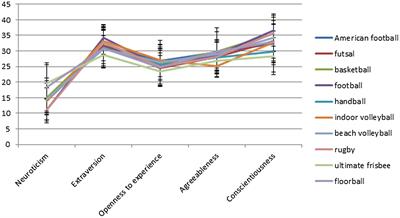 Assessment of Personality Traits Influencing the Performance of Men in Team Sports in Terms of the Big Five